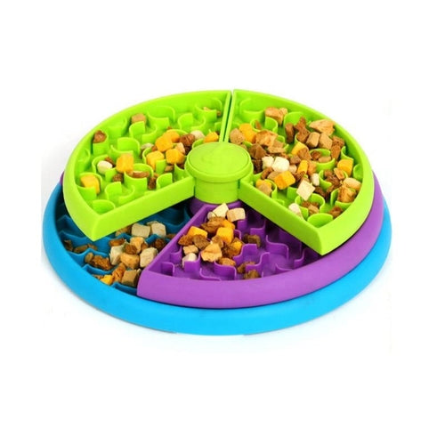 3-in-1 Interactive Slow Feeder Bowl – Anti-Choking Puzzle Bowl for Dogs & Cats