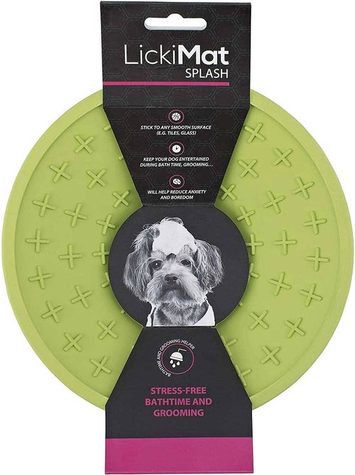 LickiMat Splash Slow Feeder Bowl – Calming Licking Mat for Dogs & Cats