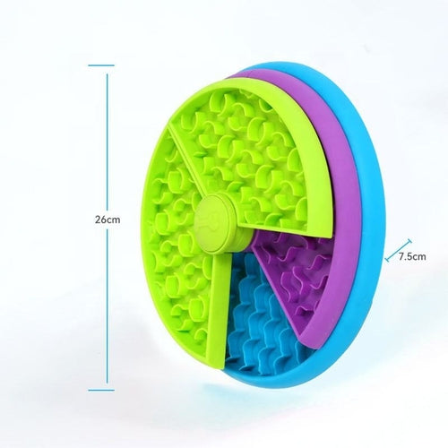 3-in-1 Interactive Slow Feeder Bowl – Anti-Choking Puzzle Bowl for Dogs & Cats