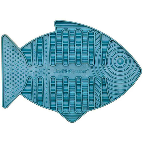 LickiMat Casper Fish-Shaped Slow Feeder for Cats