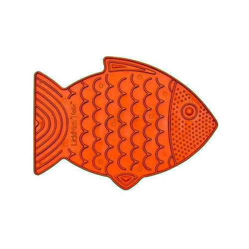 LickiMat Felix Fish-Shaped Slow Feeder for Cats