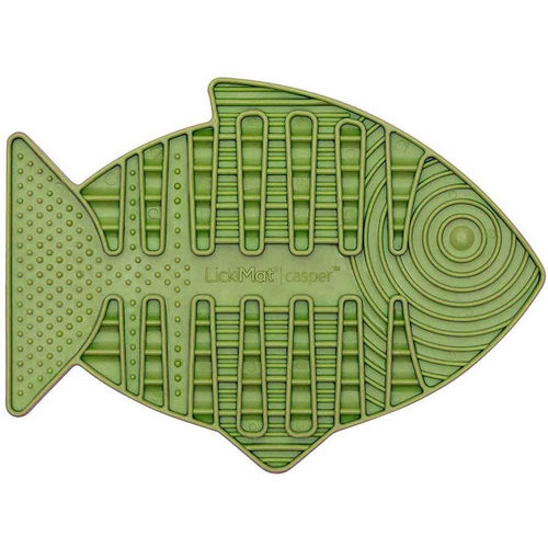 LickiMat Casper Fish-Shaped Slow Feeder for Cats