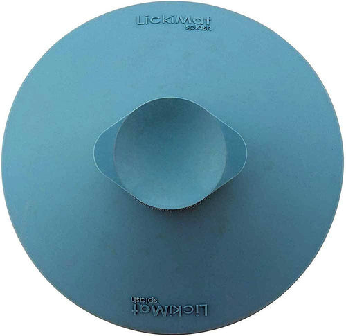 LickiMat Splash Slow Feeder Bowl – Calming Licking Mat for Dogs & Cats