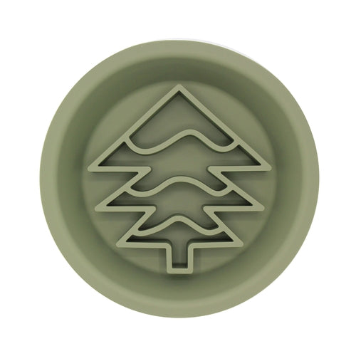 Festive Tree Slow Feeder Bowl & Licking Mat for Dogs & Cats