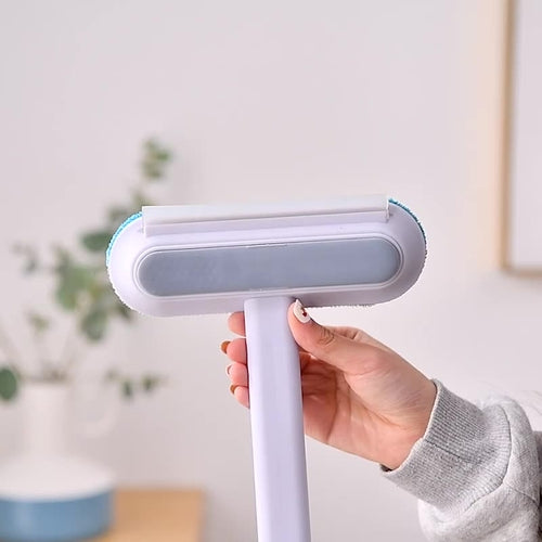 4-in-1 Pet Hair Removal Brush – Fur & Lint Remover for Furniture, Car Seats & Clothes