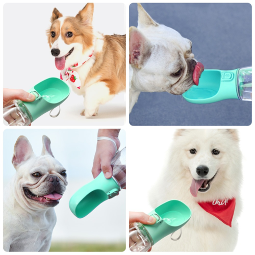 Portable Dog Water Bottle - Leak-Proof Travel Water Dispenser for Walks & Hikes