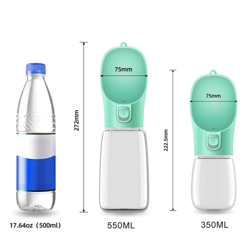 Portable Dog Water Bottle - Leak-Proof Travel Water Dispenser for Walks & Hikes